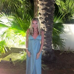 Z Supply Blue Maxi Dress